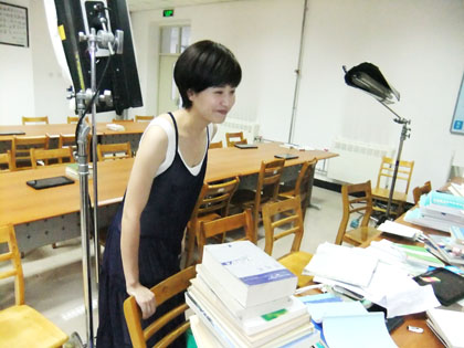 央視《感動生命》劇組取景北京化工大學北方學院5