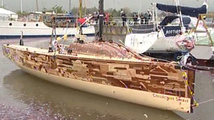 英國留學:藝術家創意的奧運木舟下水1