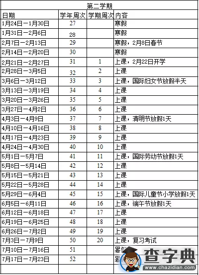 2015-2016學年廣州中小學學校校歷放假時間安排2