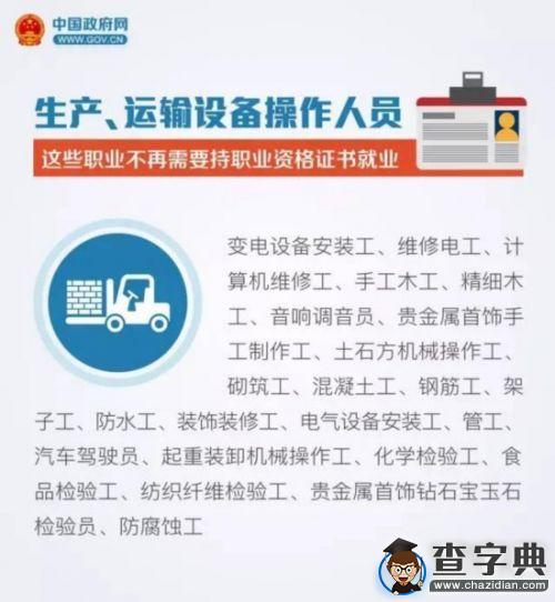 與你有關!這90種職業不再需要“資格證”3