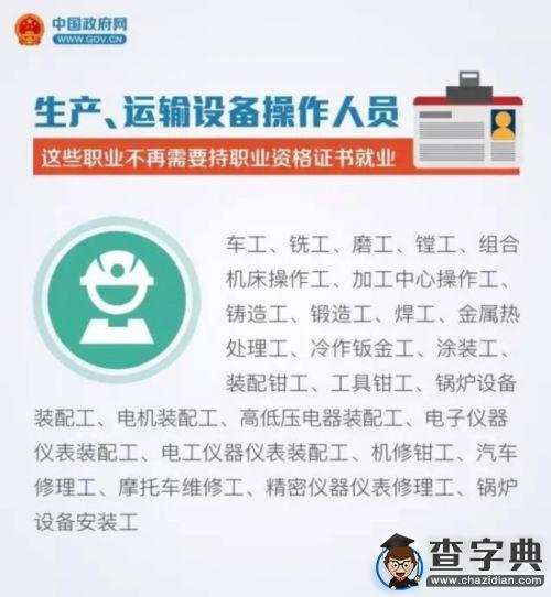 與你有關!這90種職業不再需要“資格證”2
