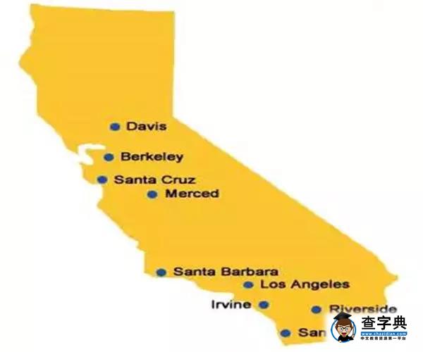 美國加州大學十大分校對比3